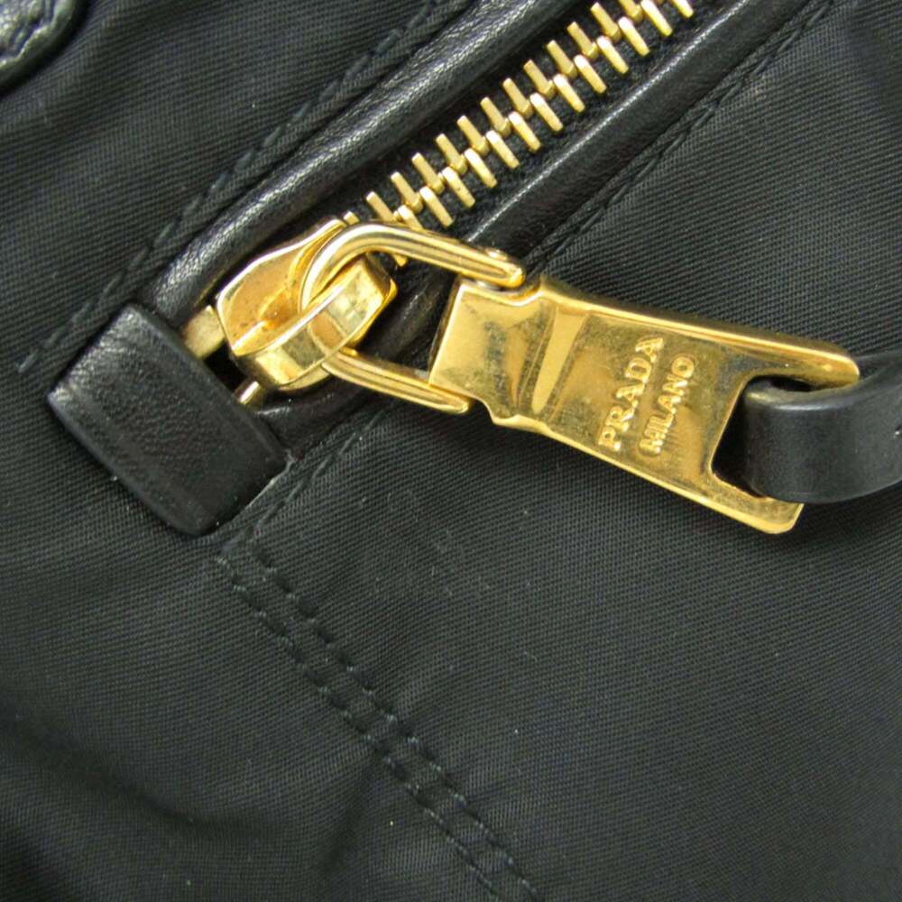 PRADA Black Leather Shoulder Bag - Picture 10 of 16